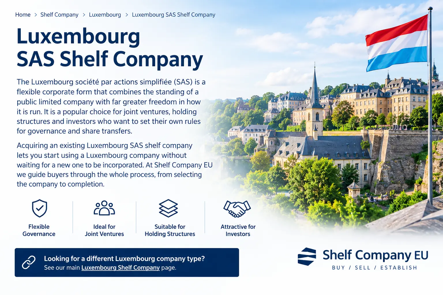 Luxembourg SAS Shelf Company
